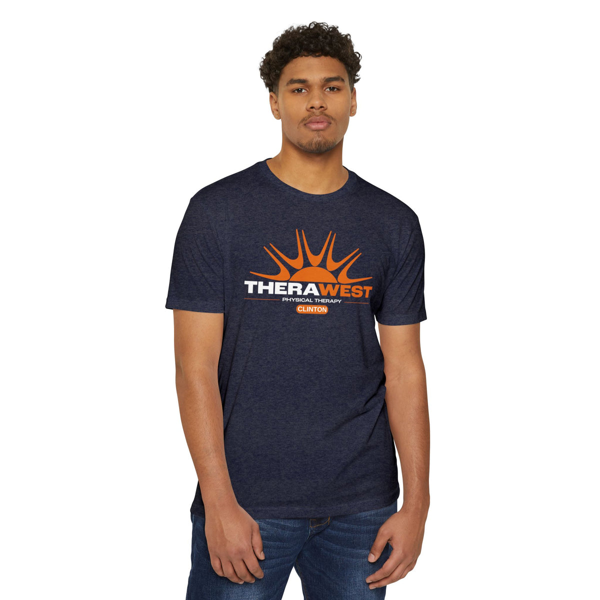 TheraWest Centered Location Unisex CVC Jersey T-shirt