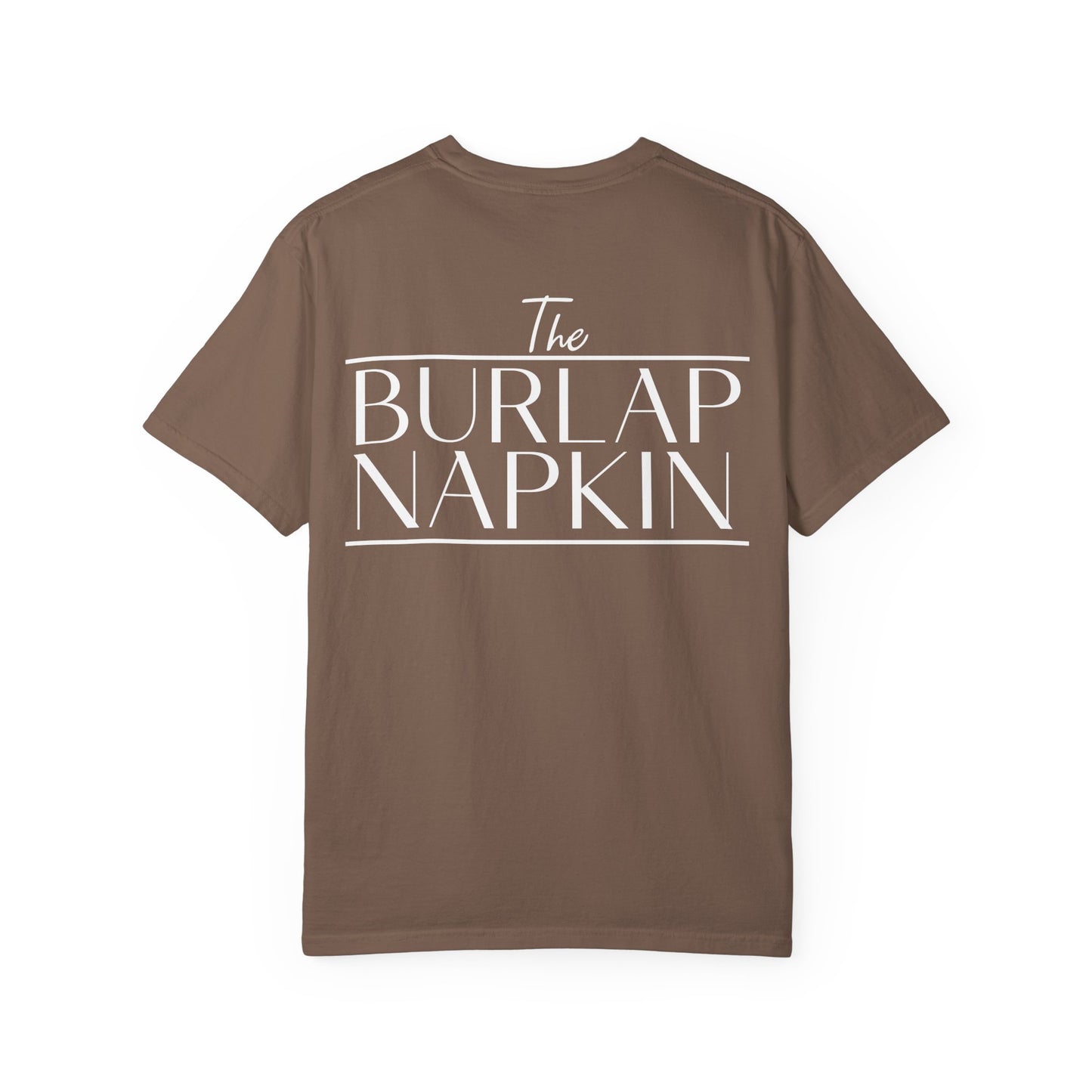 Burlap Napkin Comfort Colors Front/Back