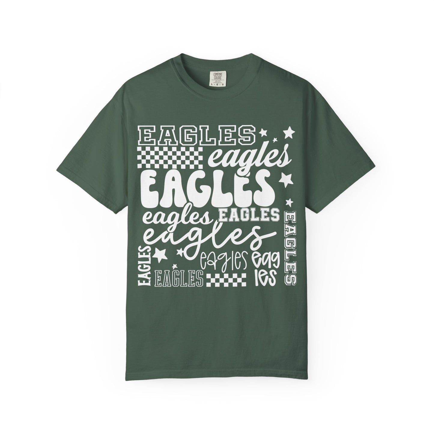 Eagles Repeated Comfort Colors Tee