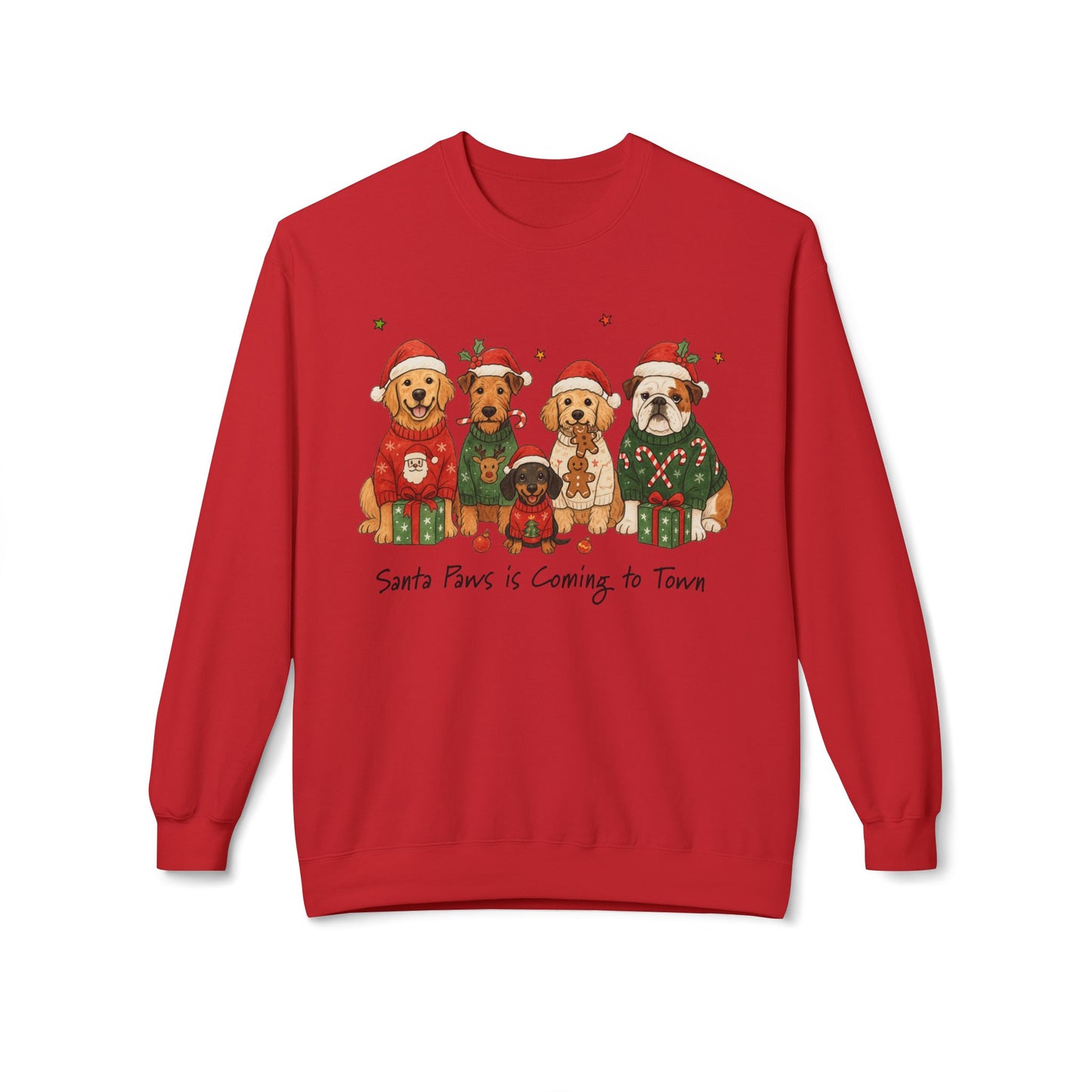 Santa Paws is Coming to Town Crewneck