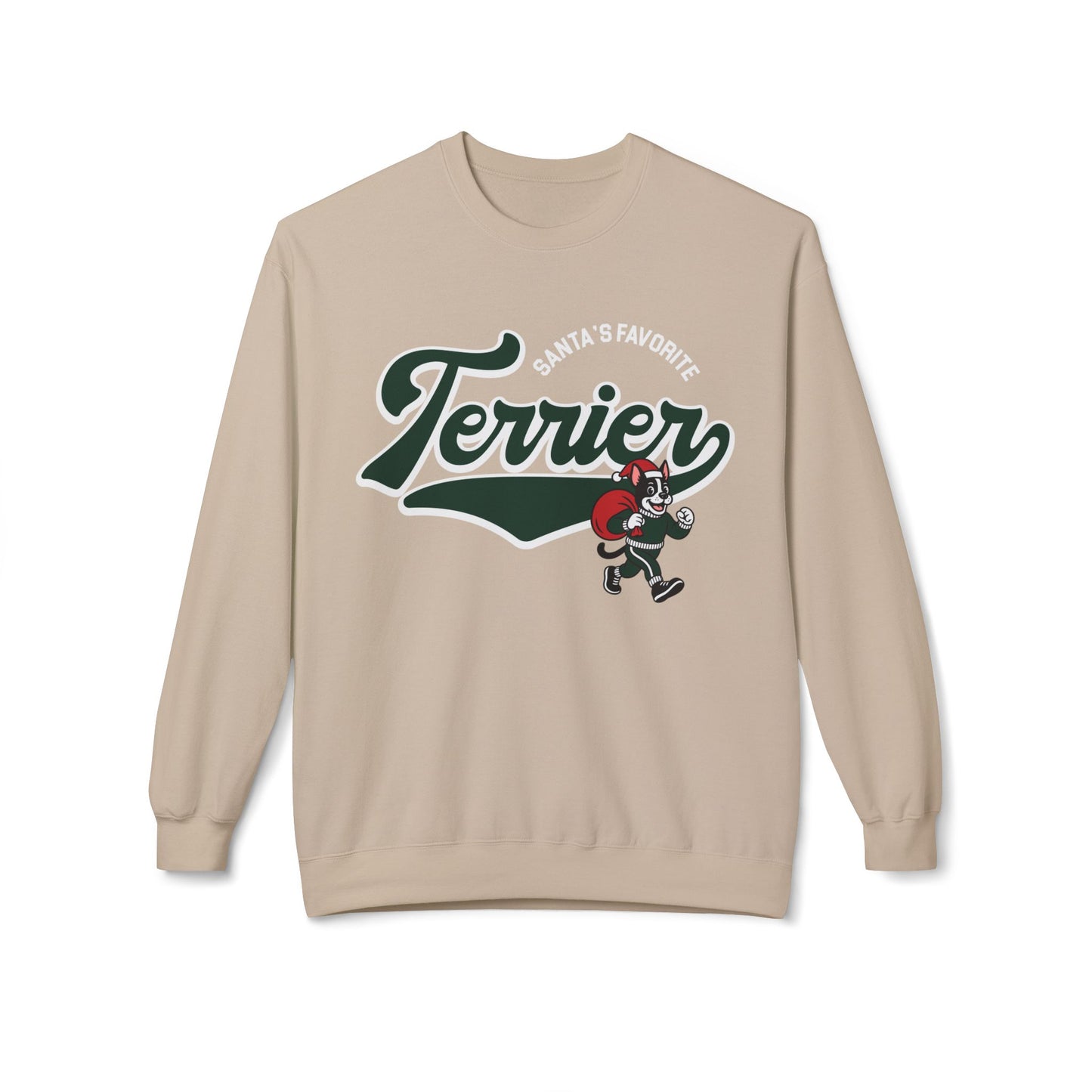Santa's Favorite Terrier Crewneck Sweatshirt