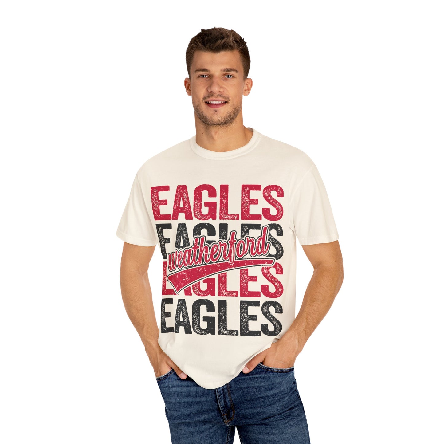 Retro comfort colors tee Weatherford