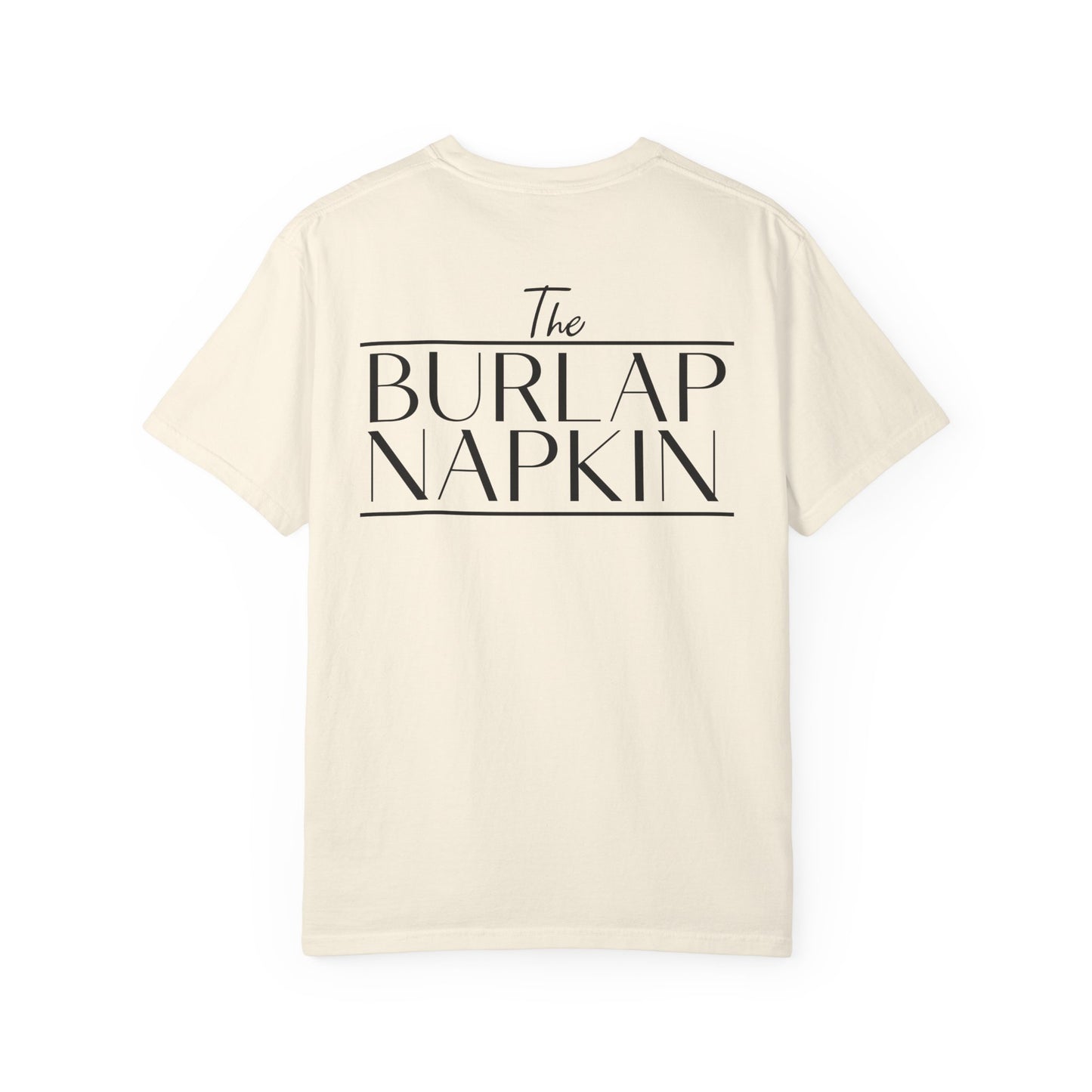 Burlap Napkin Comfort Colors Front/Back
