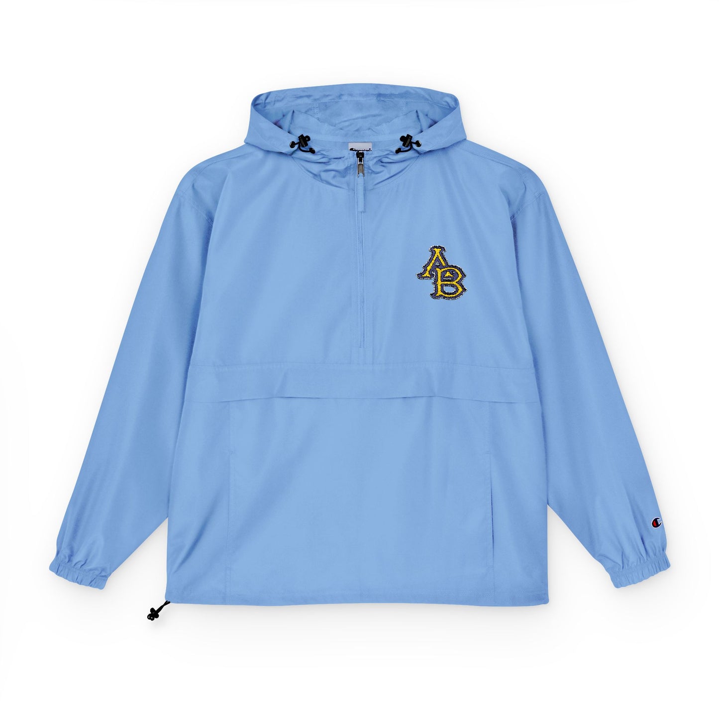 Champion Embroidered Unisex Packable Anorak Jacket AB logo
