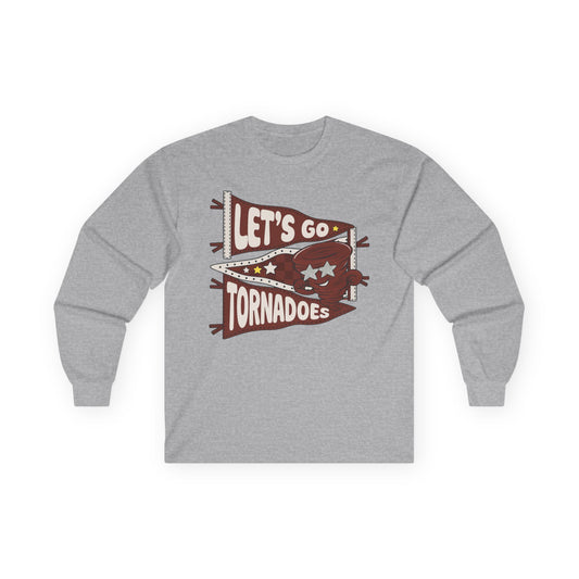 Lets Go Tornadoes Long Sleeve Pennant