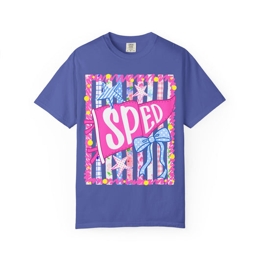 SPED Pennant Flag Stripes Comfort Colors