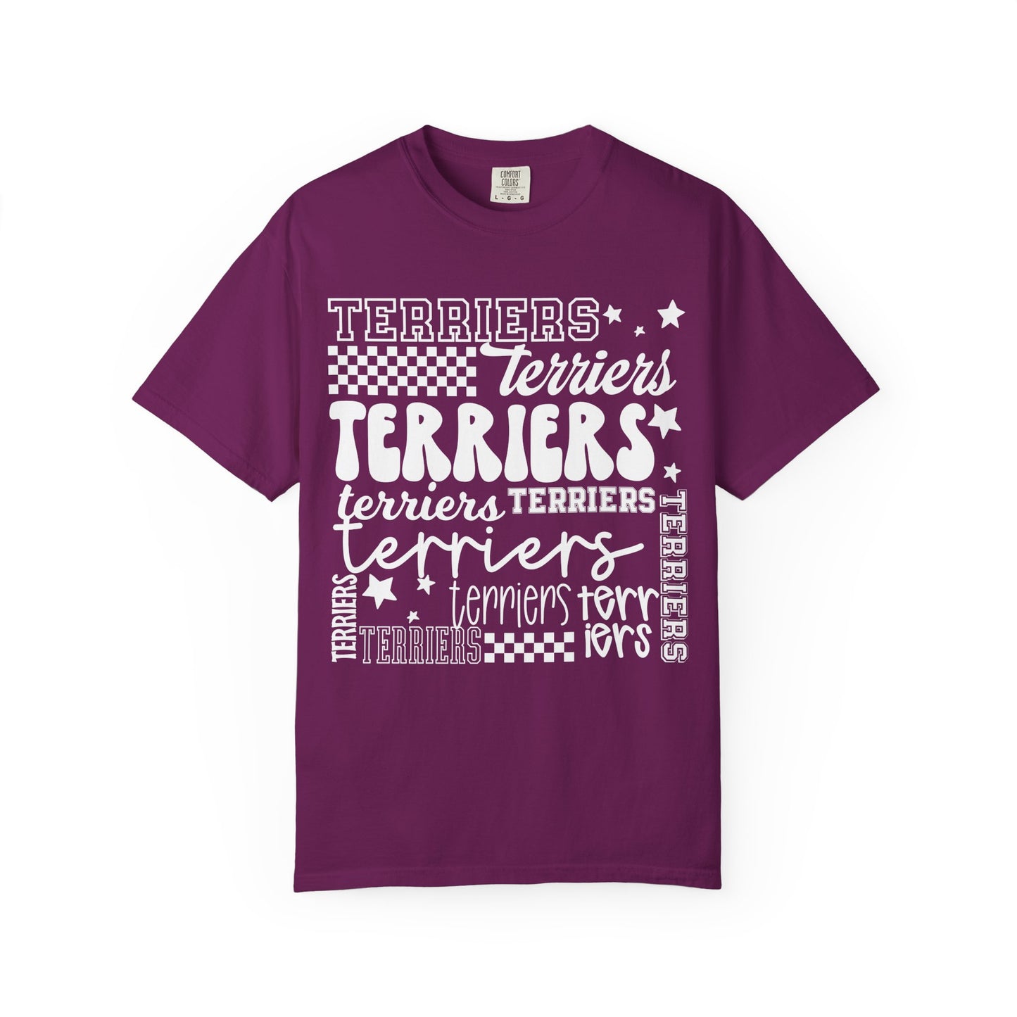 Terriers Repeated Comfort Colors Tee