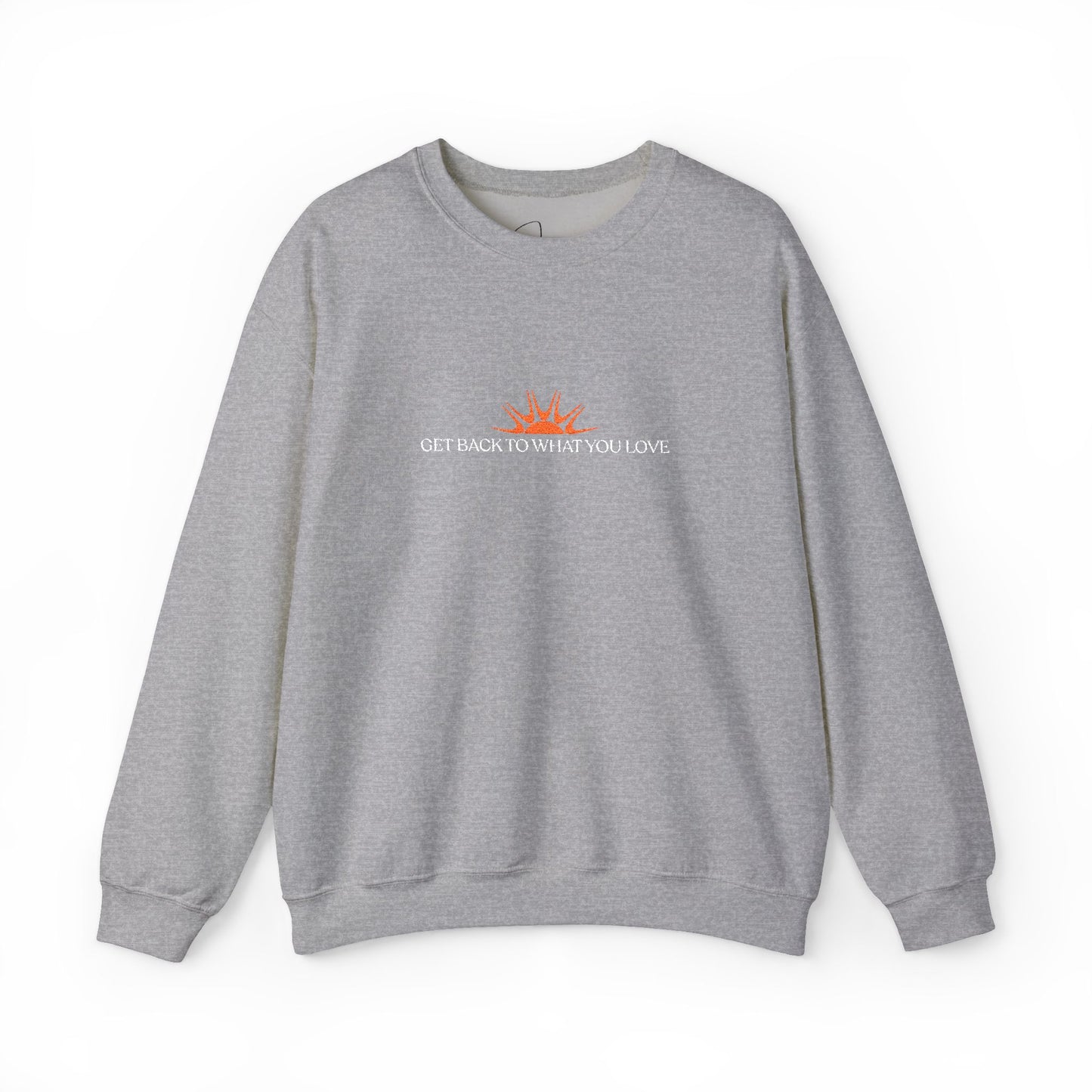 Embroidered Classic Get Back to What You Love TheraWest Crewneck