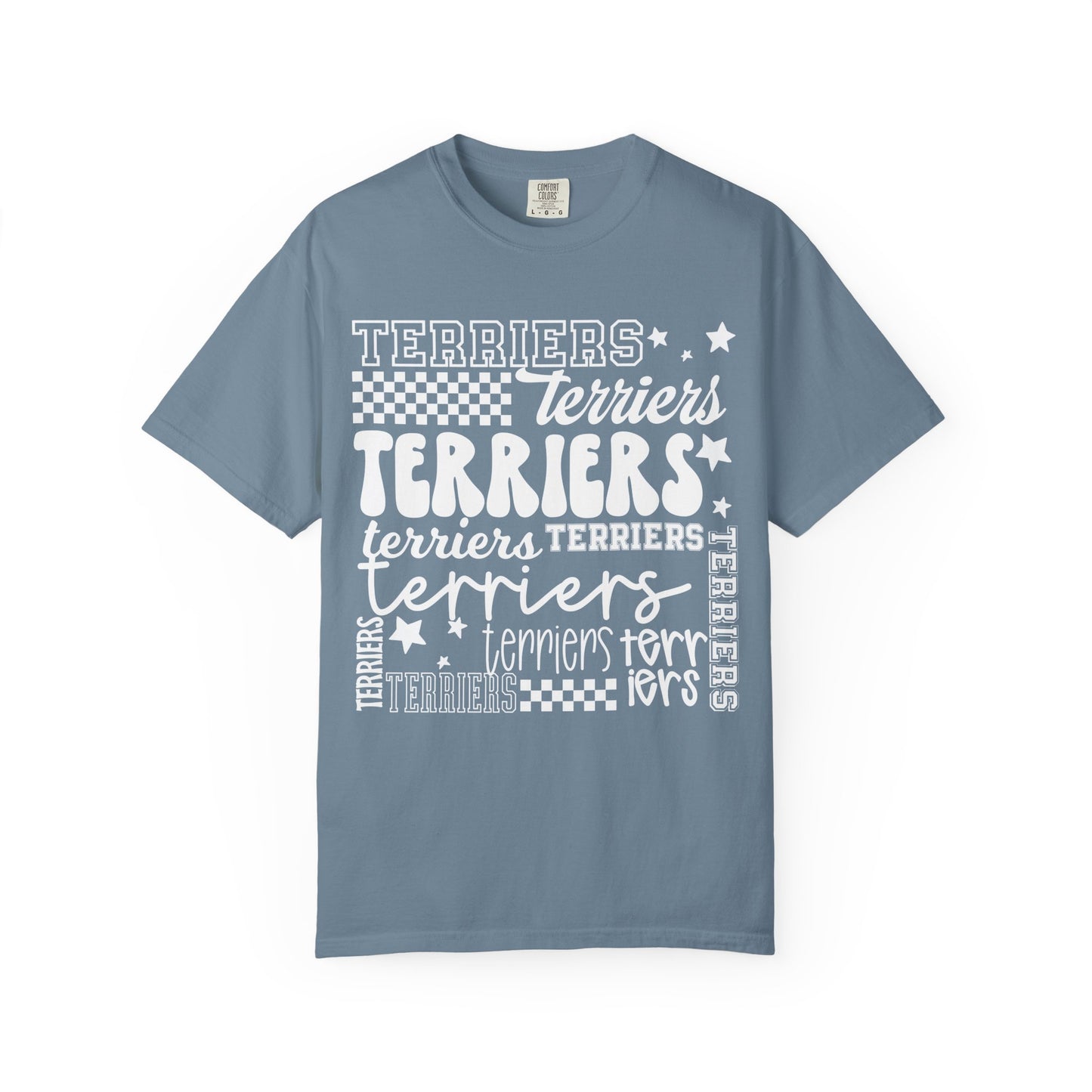 Terriers Repeated Comfort Colors Tee