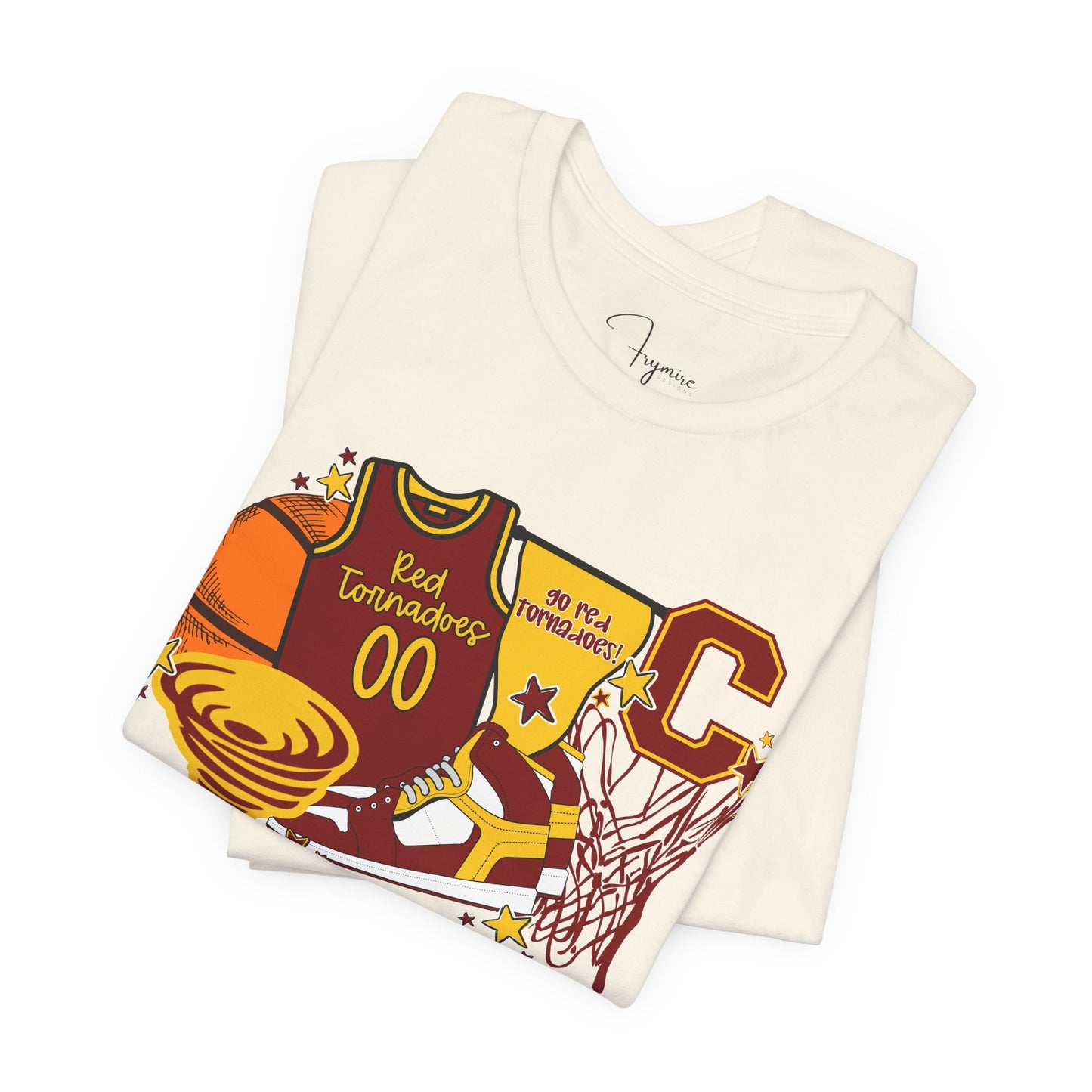 Limited Time Clinton Red Tornadoes Custom Jersey Bella Canvas Tee