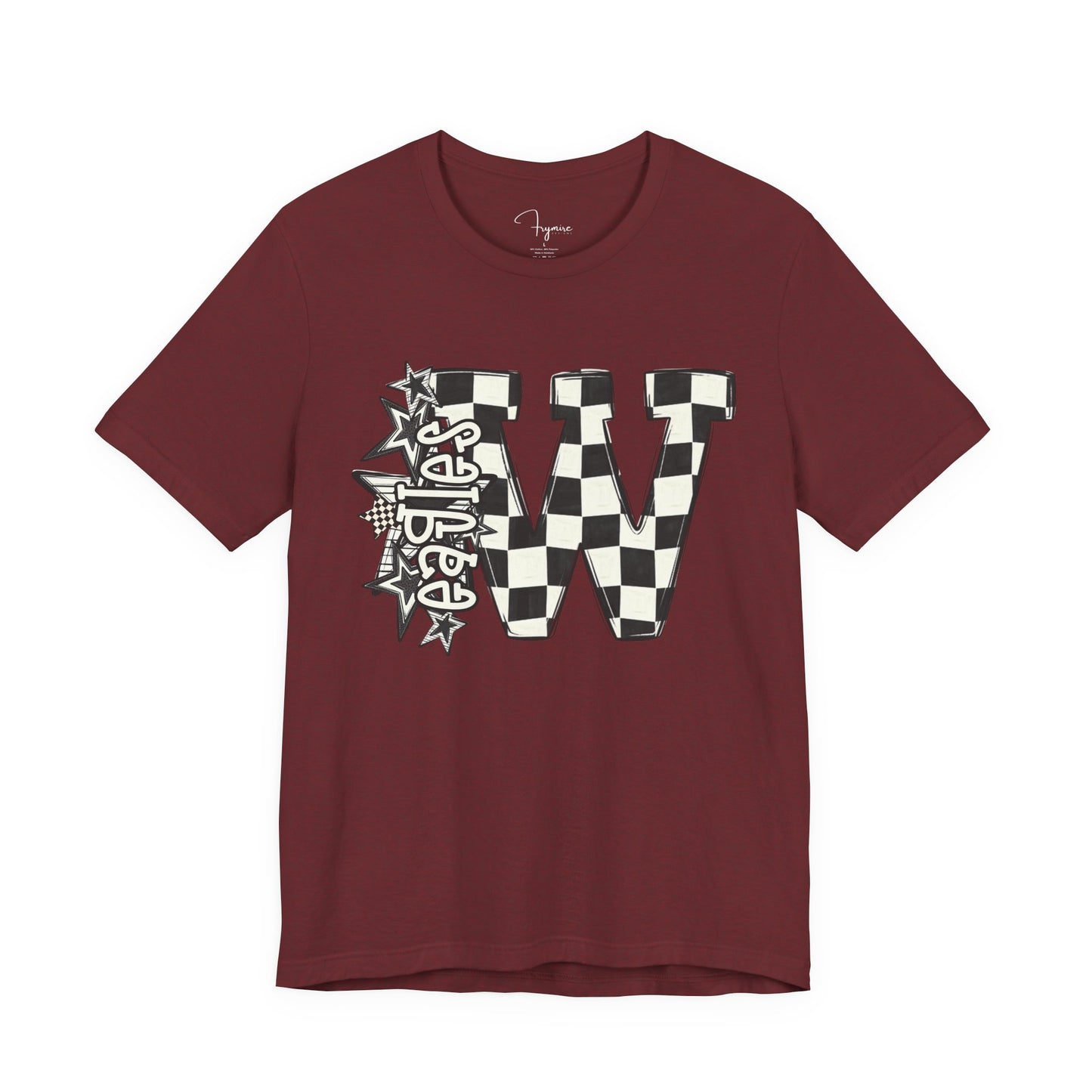 Checkered Weatherford Eagles Bella Canvas Tee