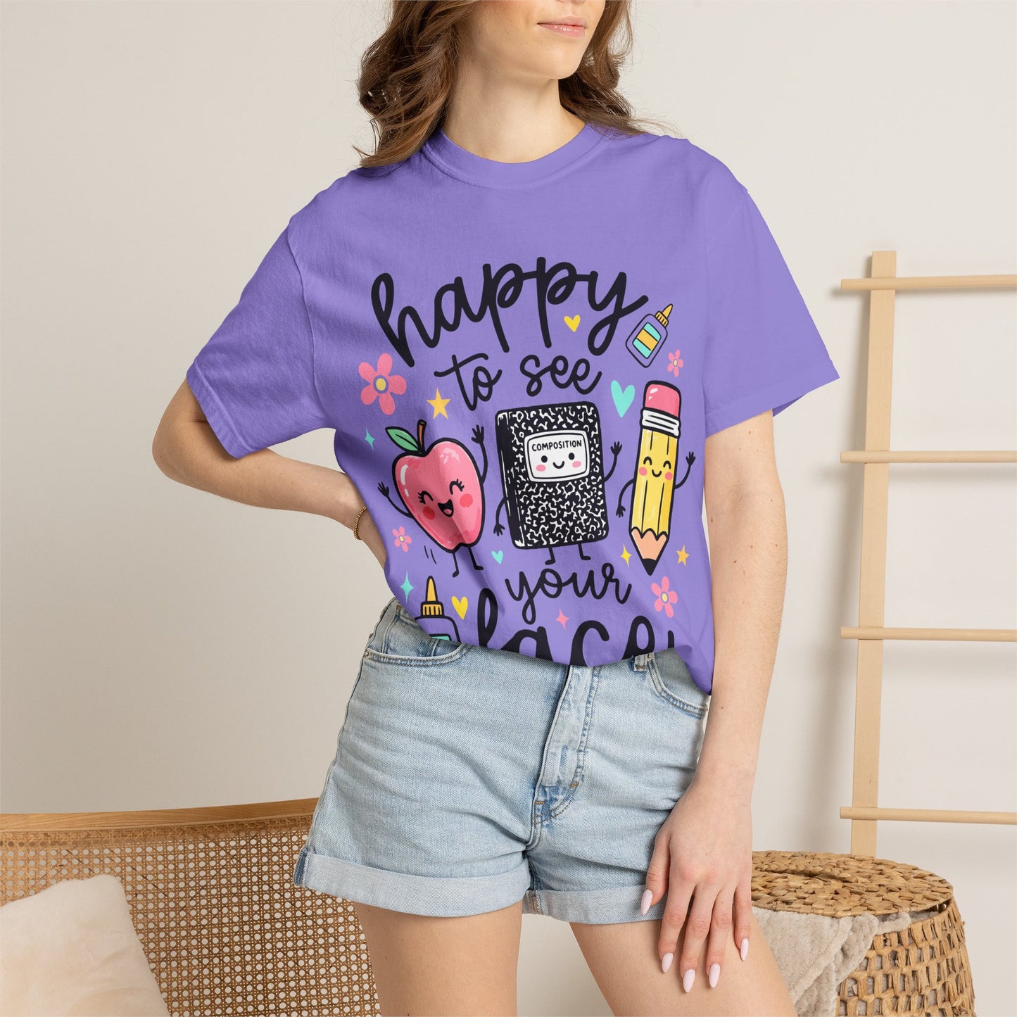 Happy to see your face version 2 comfort colors