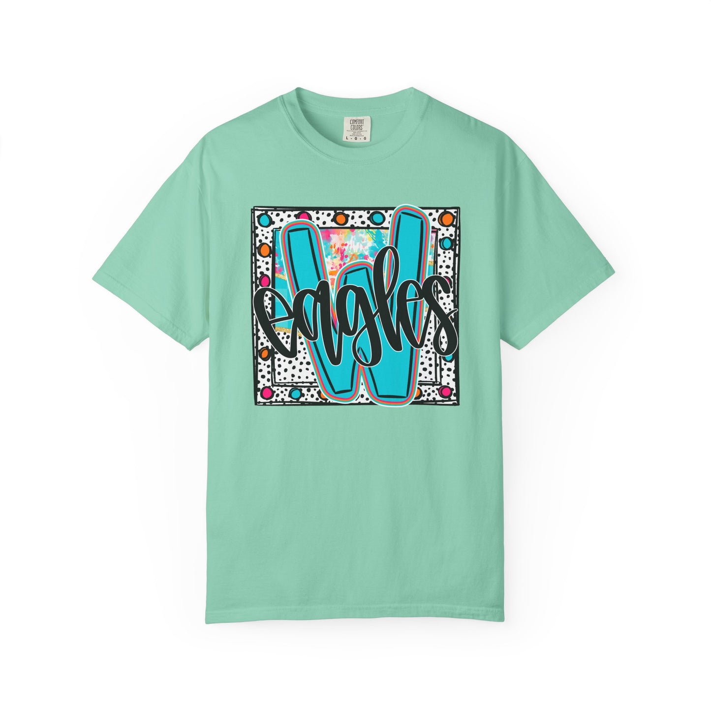 Weatherford Eagles Dotty Square Comfort Colors