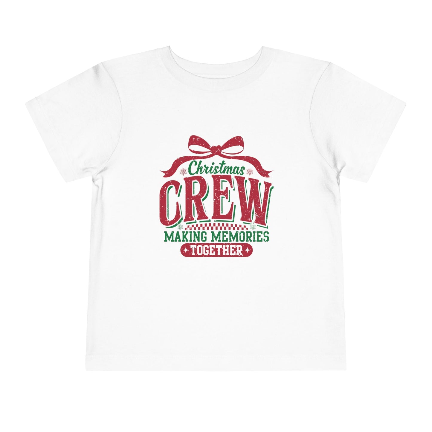 Toddler Short Sleeve Tee Christmas Crew