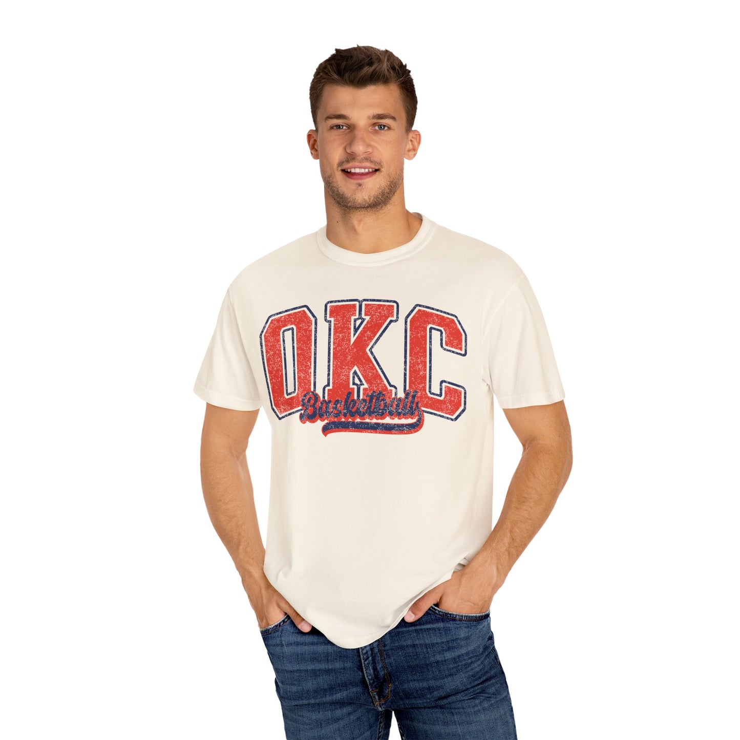 Retro comfort colors tee OKC
