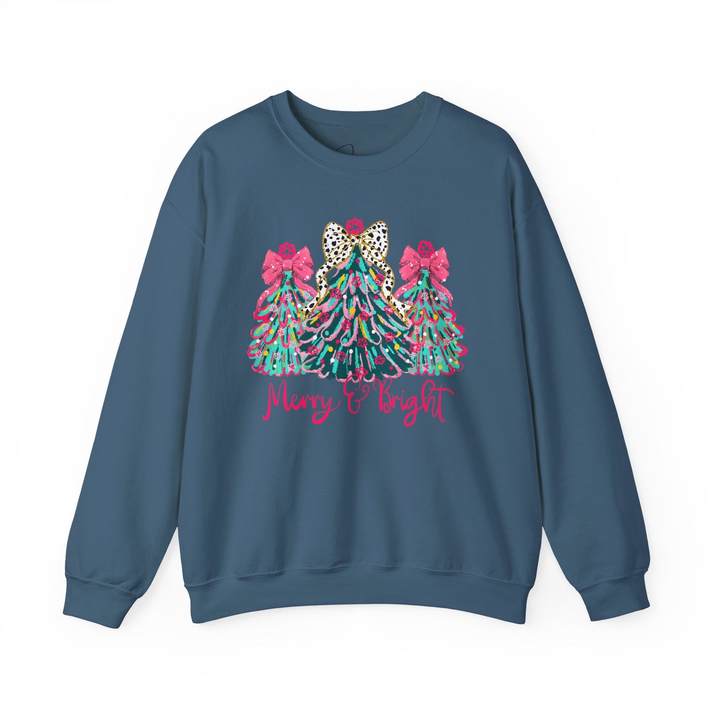 Merry and Bright Heavy Blend™ Crewneck Sweatshirt