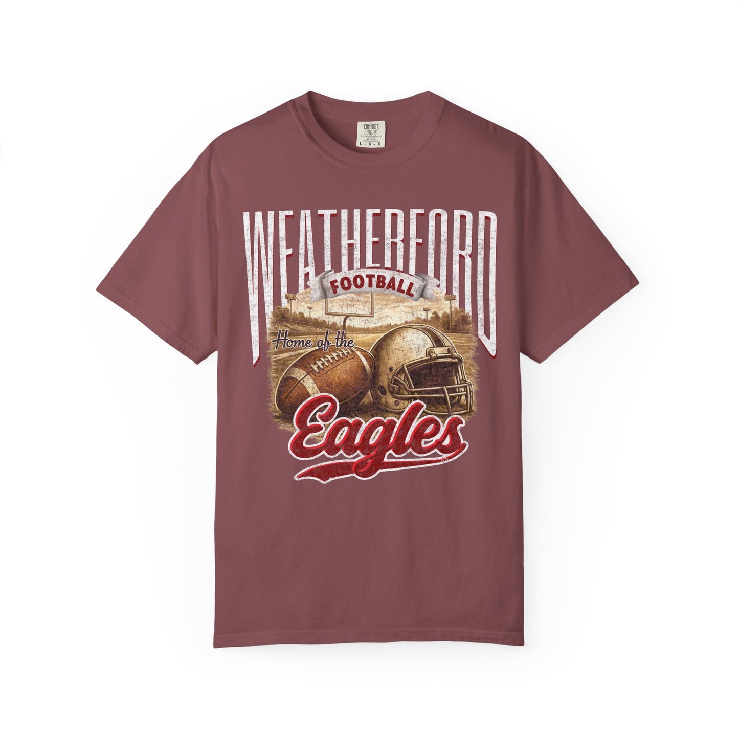 Weatherford Eagles Retro Comfort Colors Tee