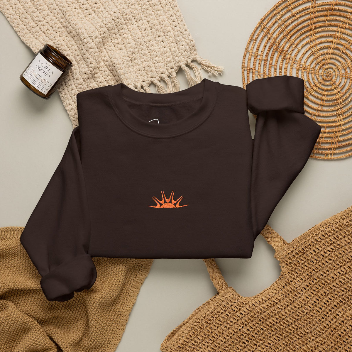 TheraWest Logo Embroidered Unisex Heavy Blend™ Crewneck Sweatshirt