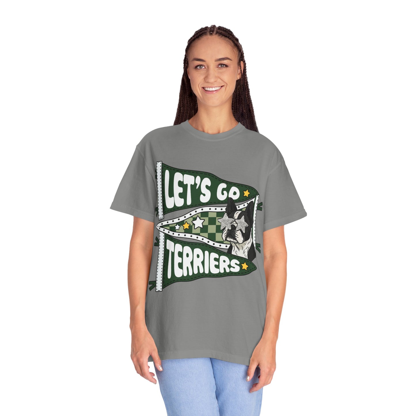 Pennant Flag Terriers Comfort Colors