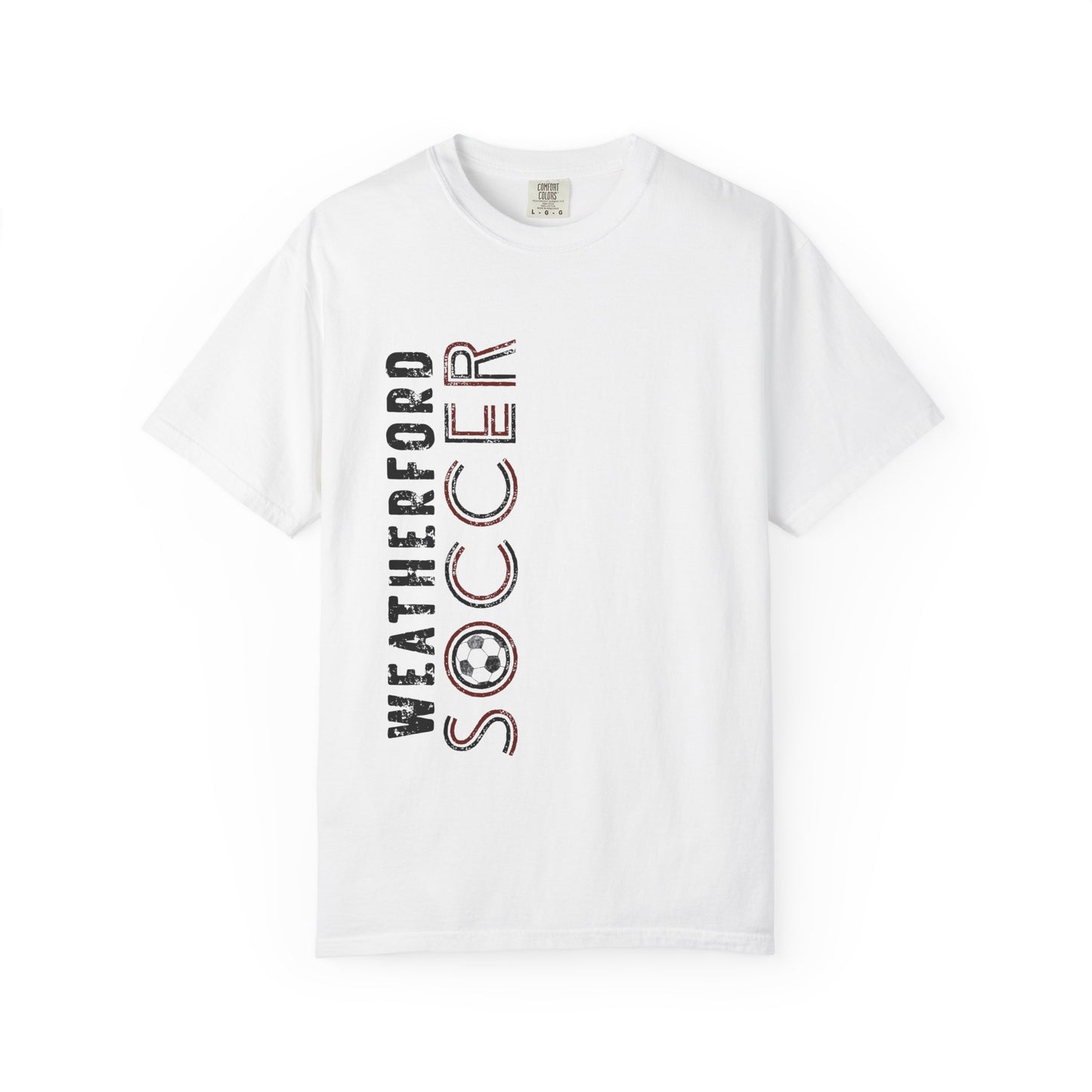 Weatherford Soccer Comfort Colors Tee Vertical