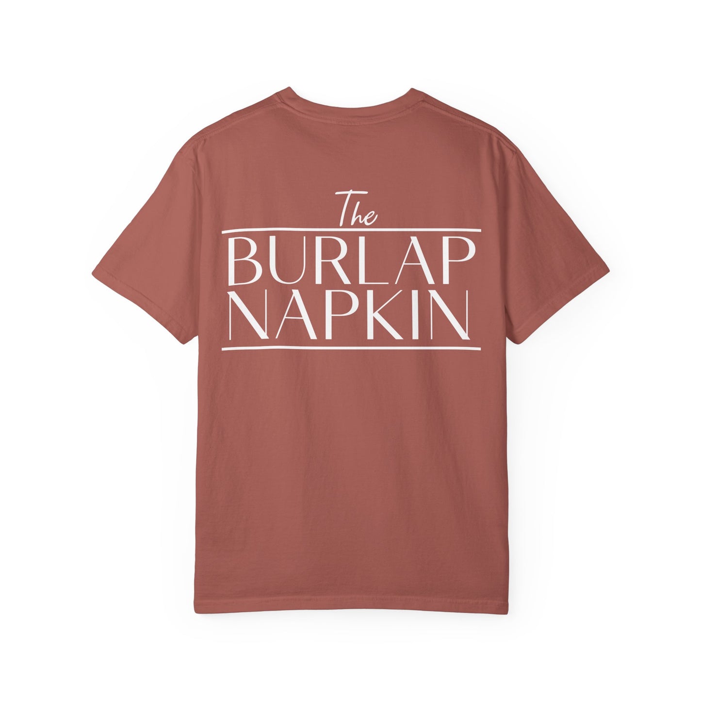 Burlap Napkin Comfort Colors Front/Back