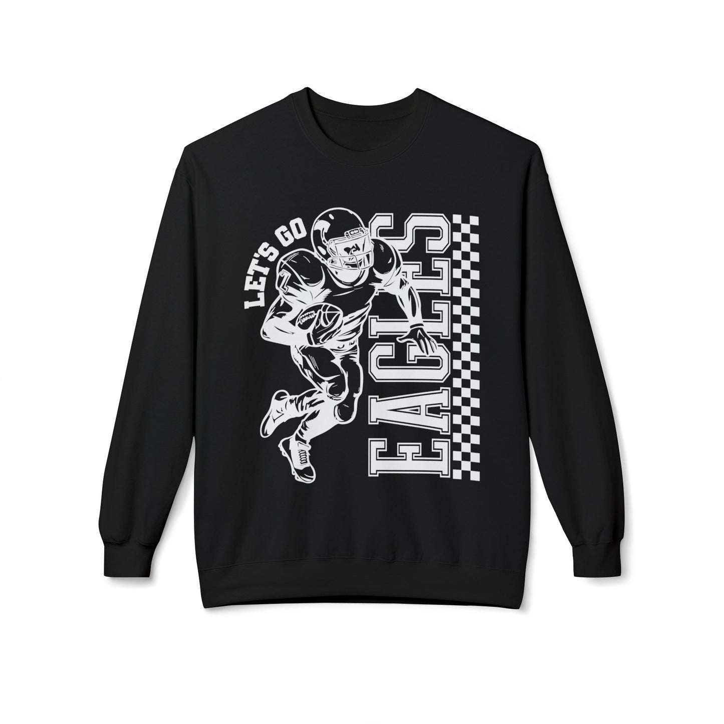 Eagles Football Lets Go Softstyle Crewneck