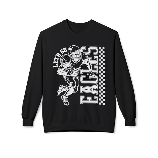 Eagles Football Lets Go Softstyle Crewneck