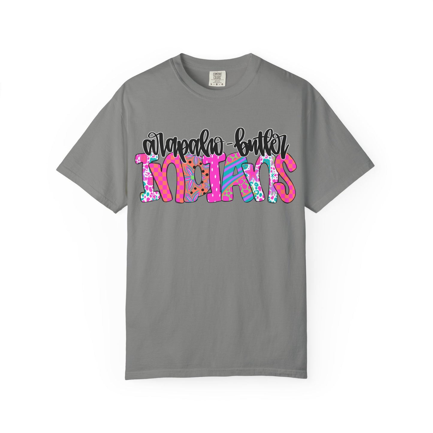 AB Indians Funky Stacked Comfort Colors Tee