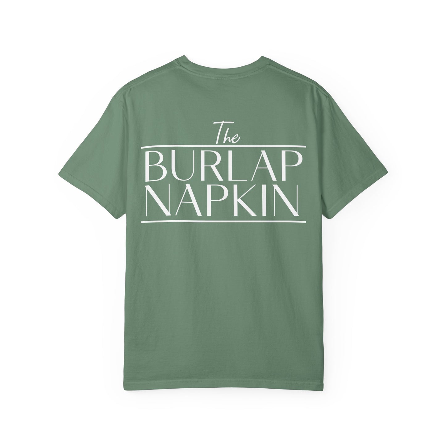 Burlap Napkin Comfort Colors Front/Back