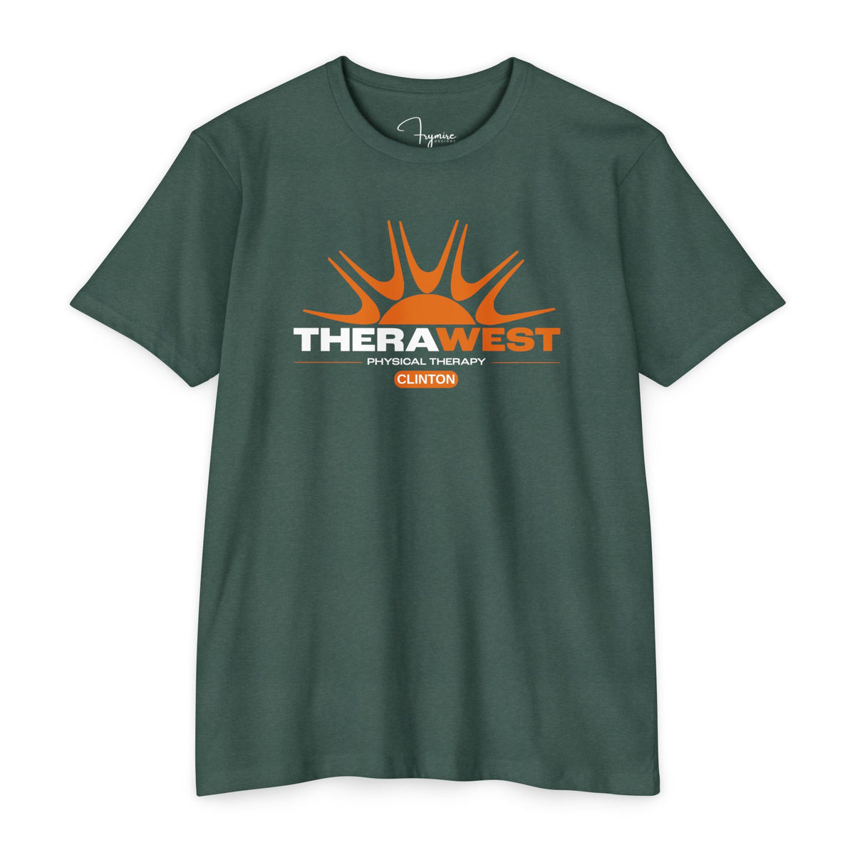 TheraWest Centered Location Unisex CVC Jersey T-shirt