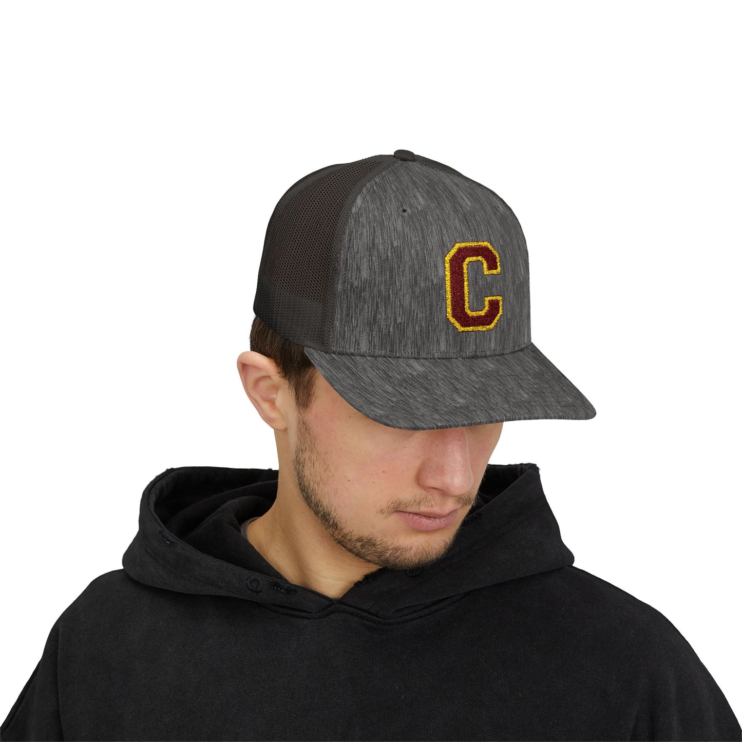Snapback Trucker Cap Embroidered Clinton