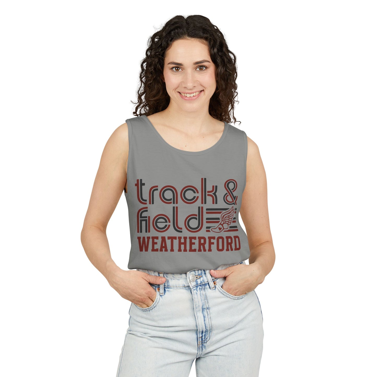 Comfort Colors Track And Field Tank Weatherford