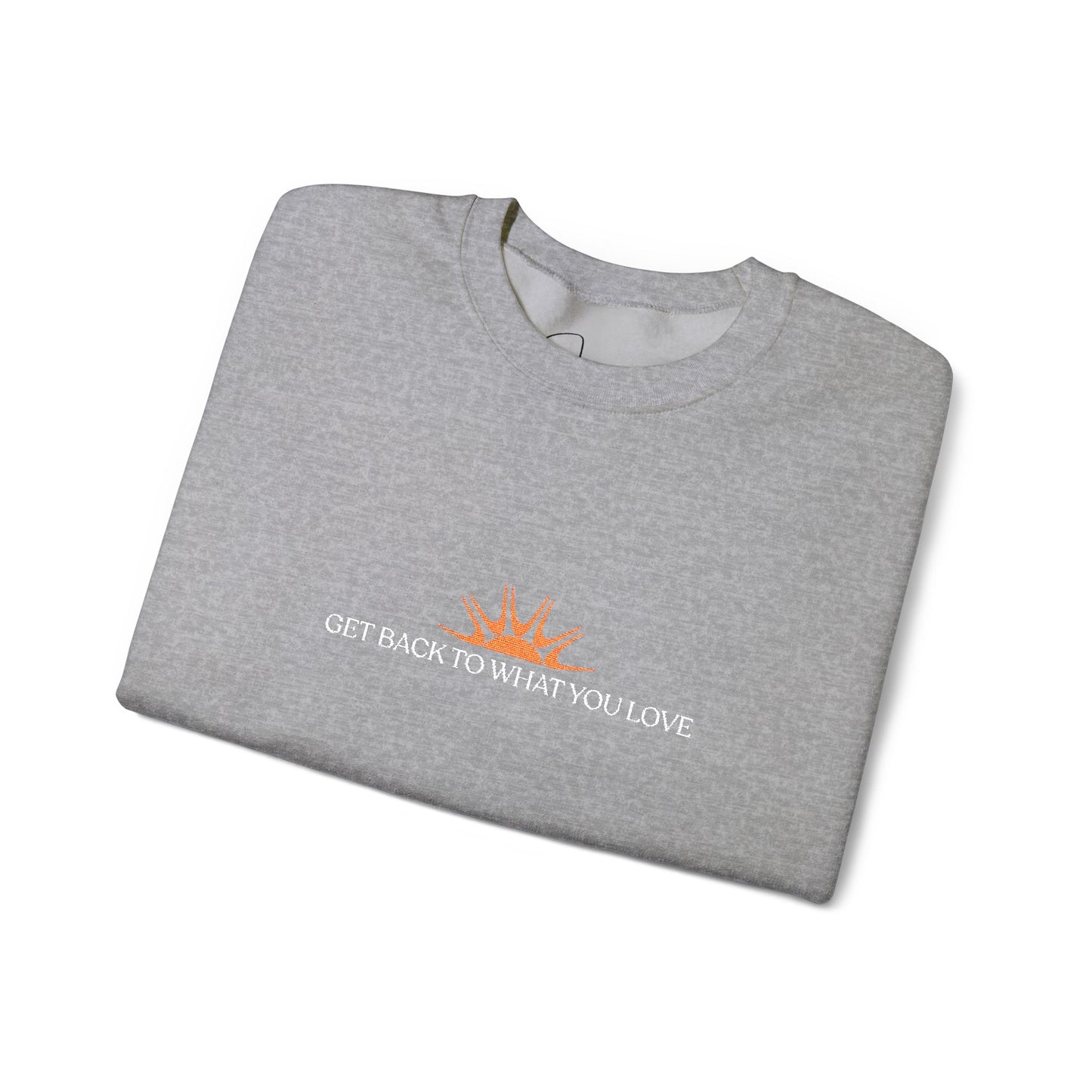 Embroidered Classic Get Back to What You Love TheraWest Crewneck