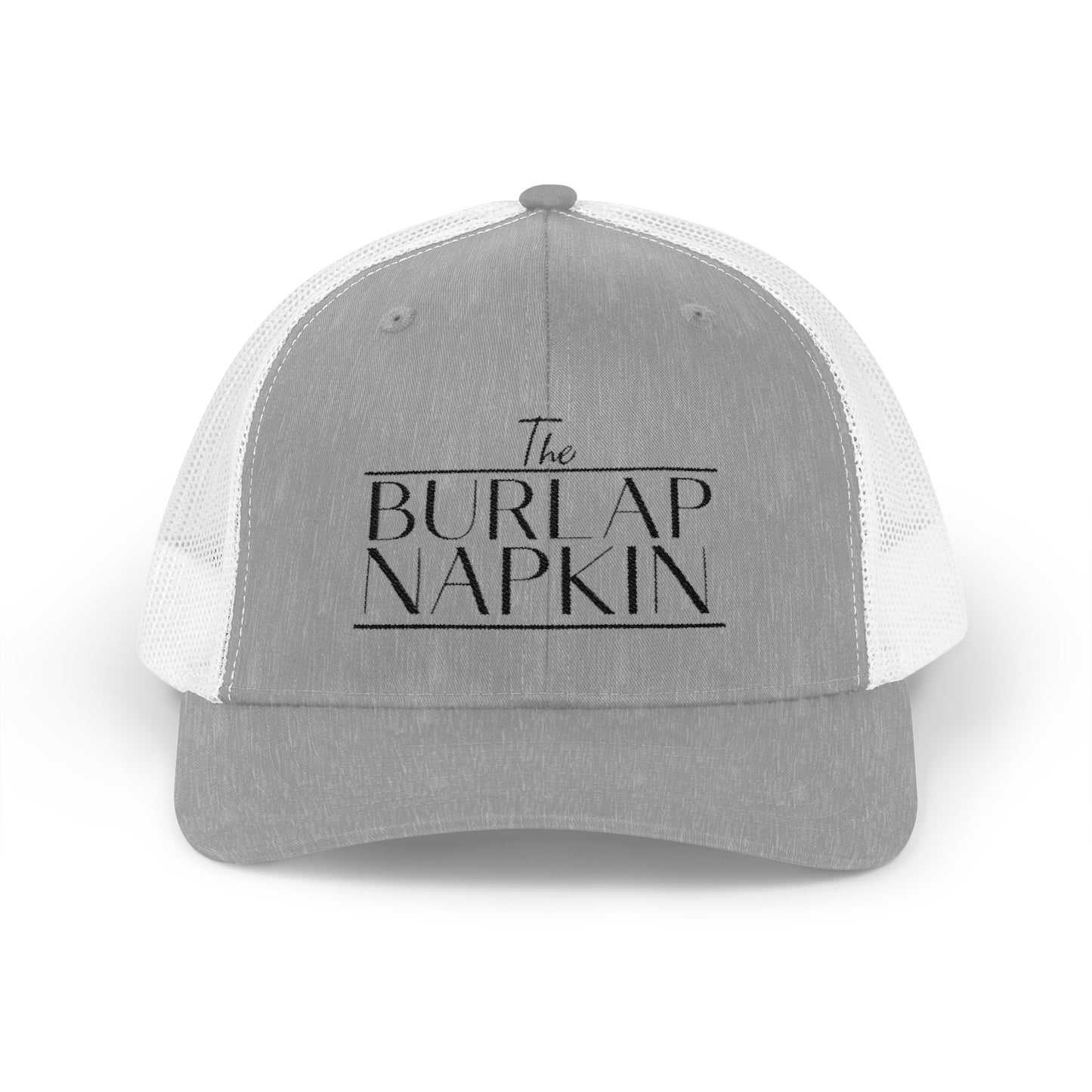 Snapback Trucker Cap Burlap Napkin