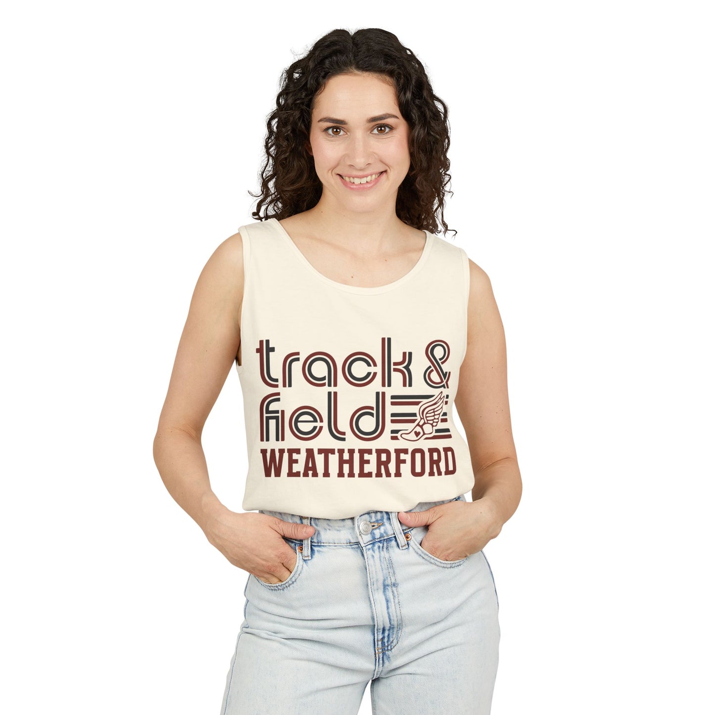Comfort Colors Track And Field Tank Weatherford