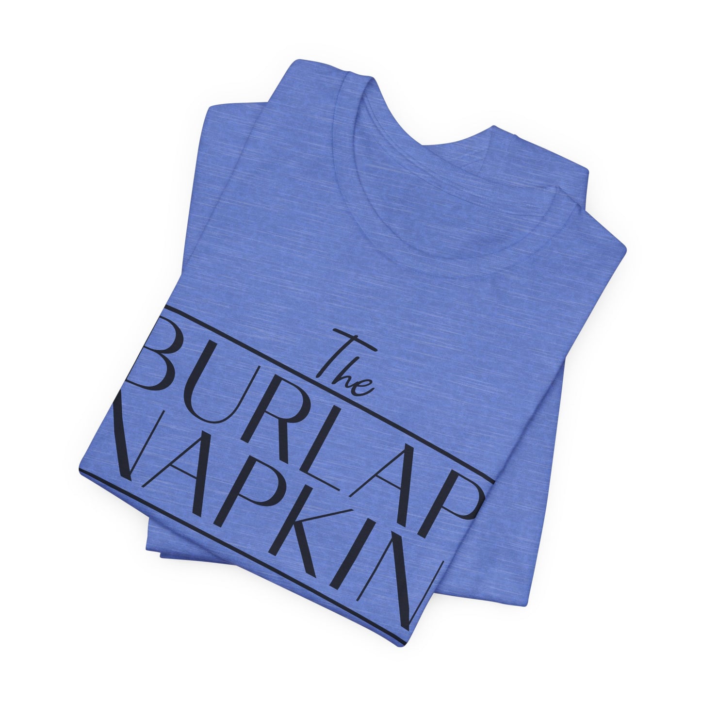 Burlap Napkin Front Only Bella Canvas