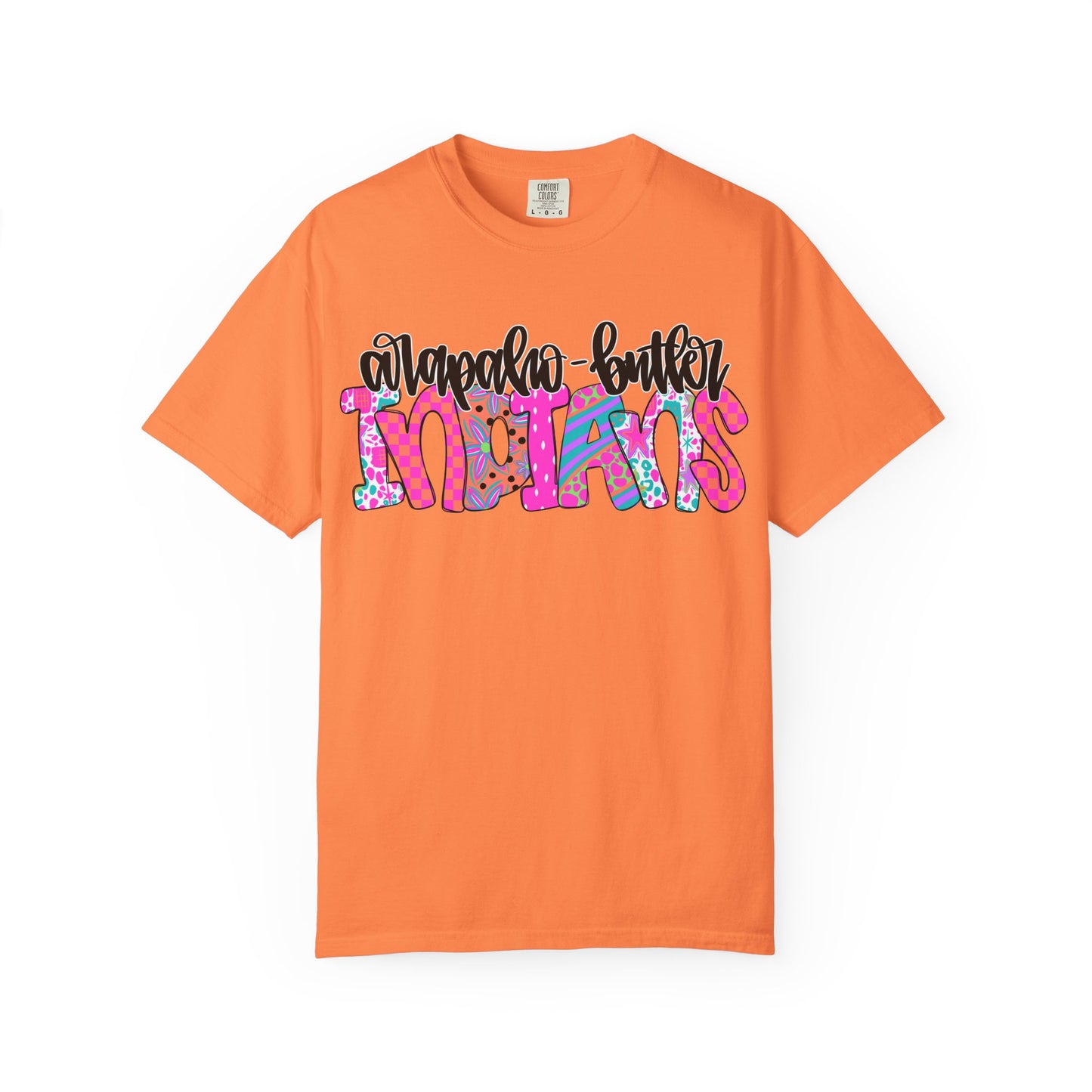 AB Indians Funky Stacked Comfort Colors Tee