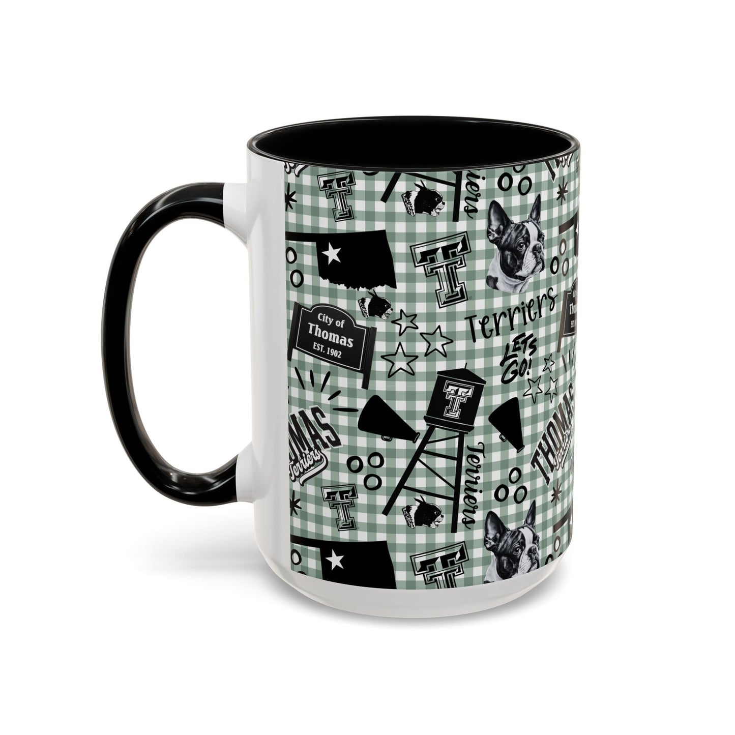 Checkered Terriers Coffee Mug