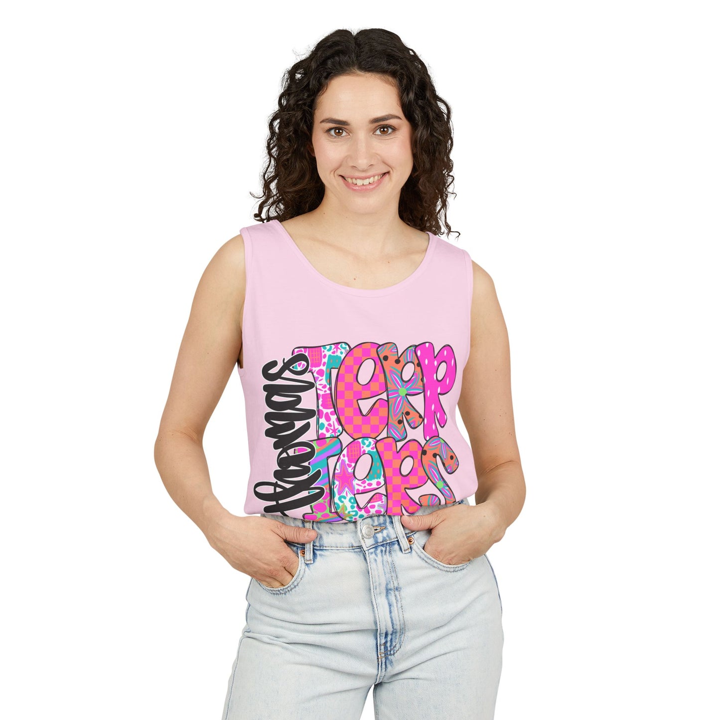 Thomas Terrier Stacked Tank Top Comfort Colors