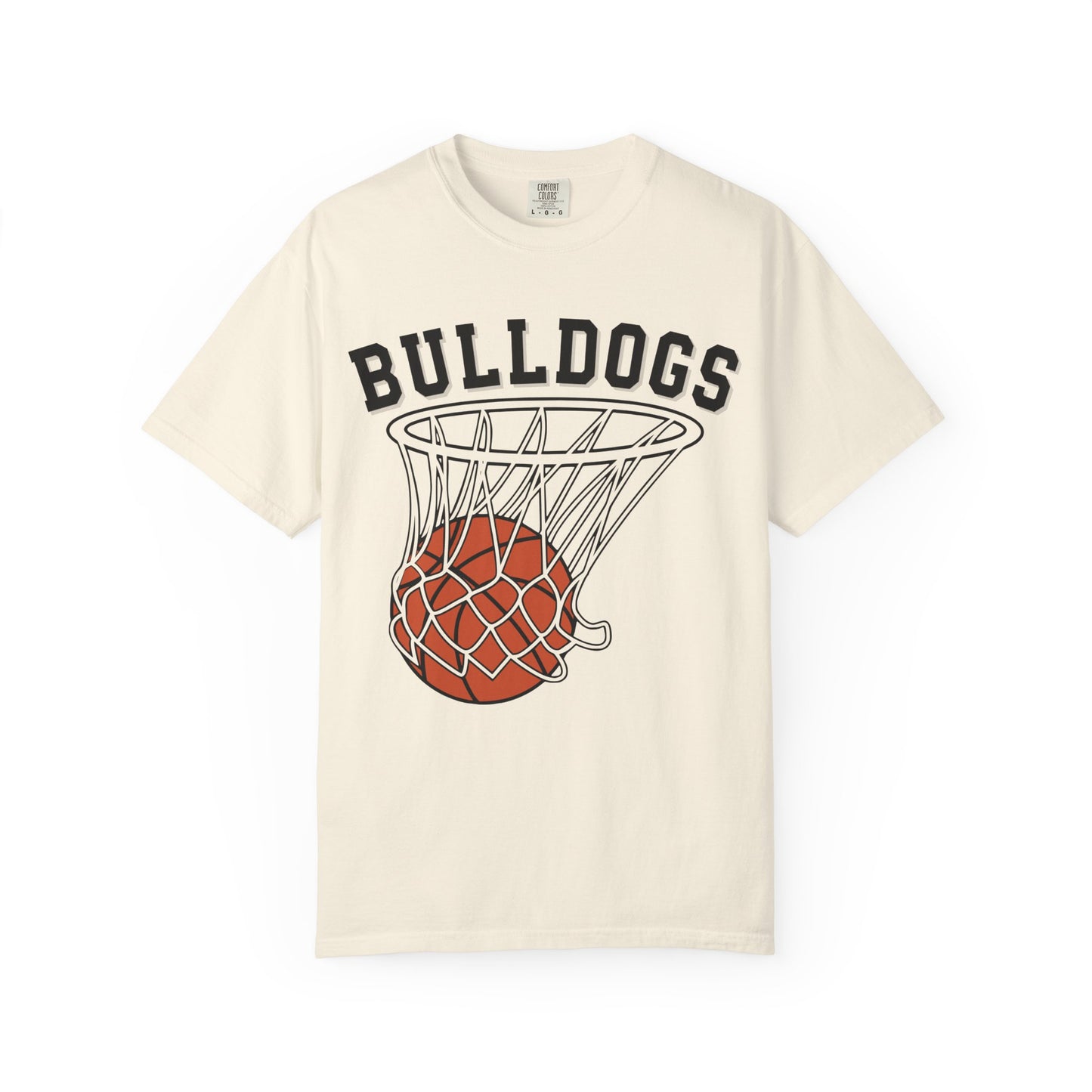 Bulldogs Basketball Comfort Colors Tee