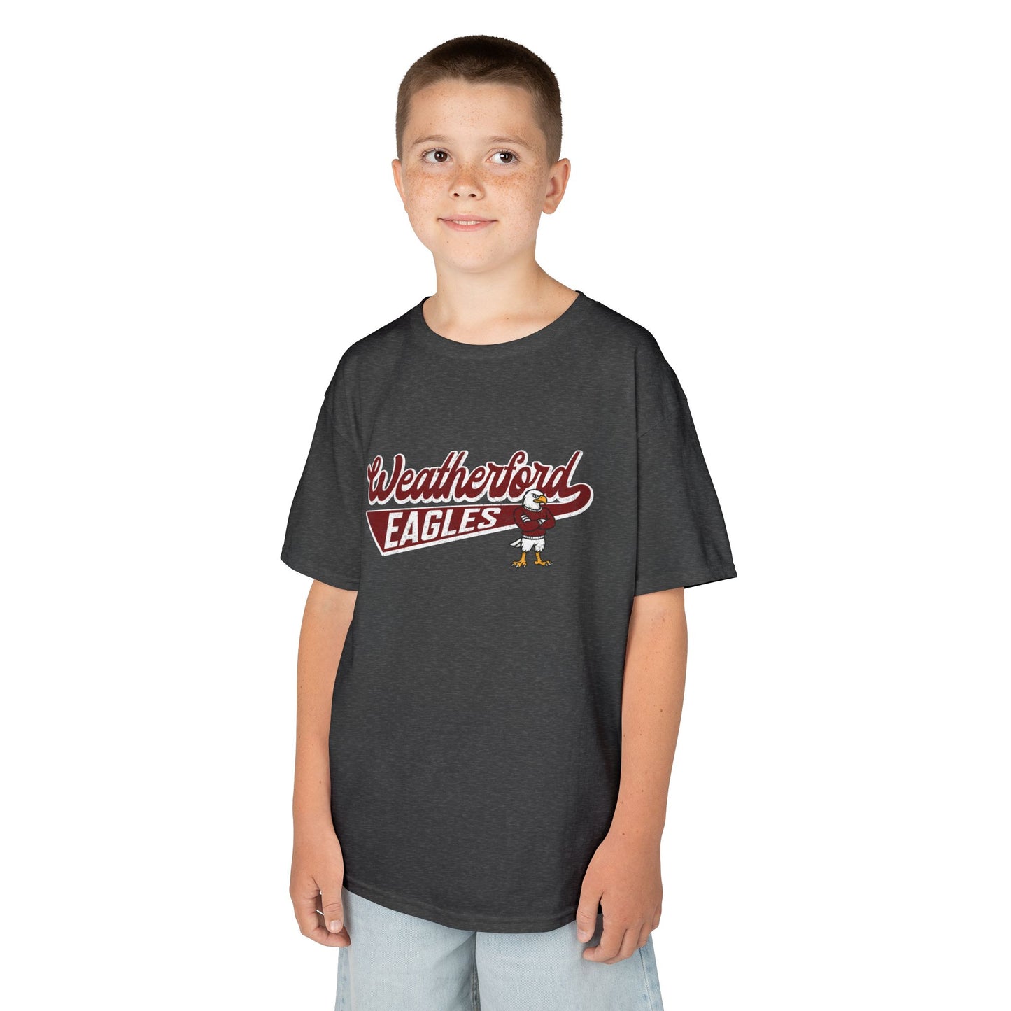 Youth Weatherford Eagles w/ Mascot Heavy Cotton™ Tee