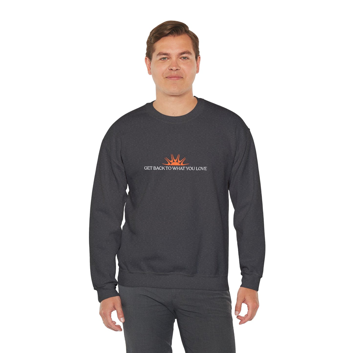 Embroidered Classic Get Back to What You Love TheraWest Crewneck