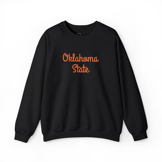 Oklahoma State Embroidery Unisex Heavy Blend™ Crewneck Sweatshirt