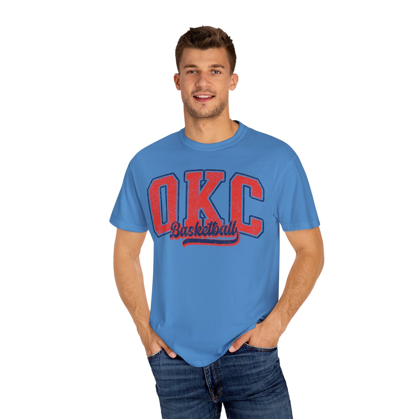 Retro comfort colors tee OKC
