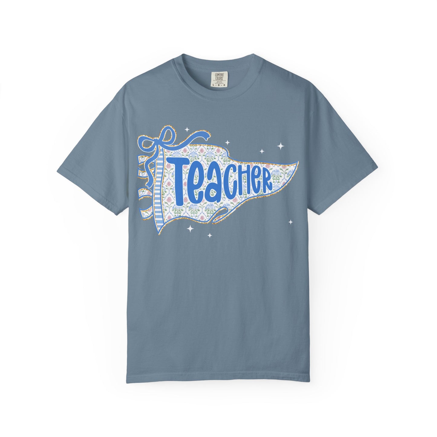 Teacher Pennant Flag Comfort Colors