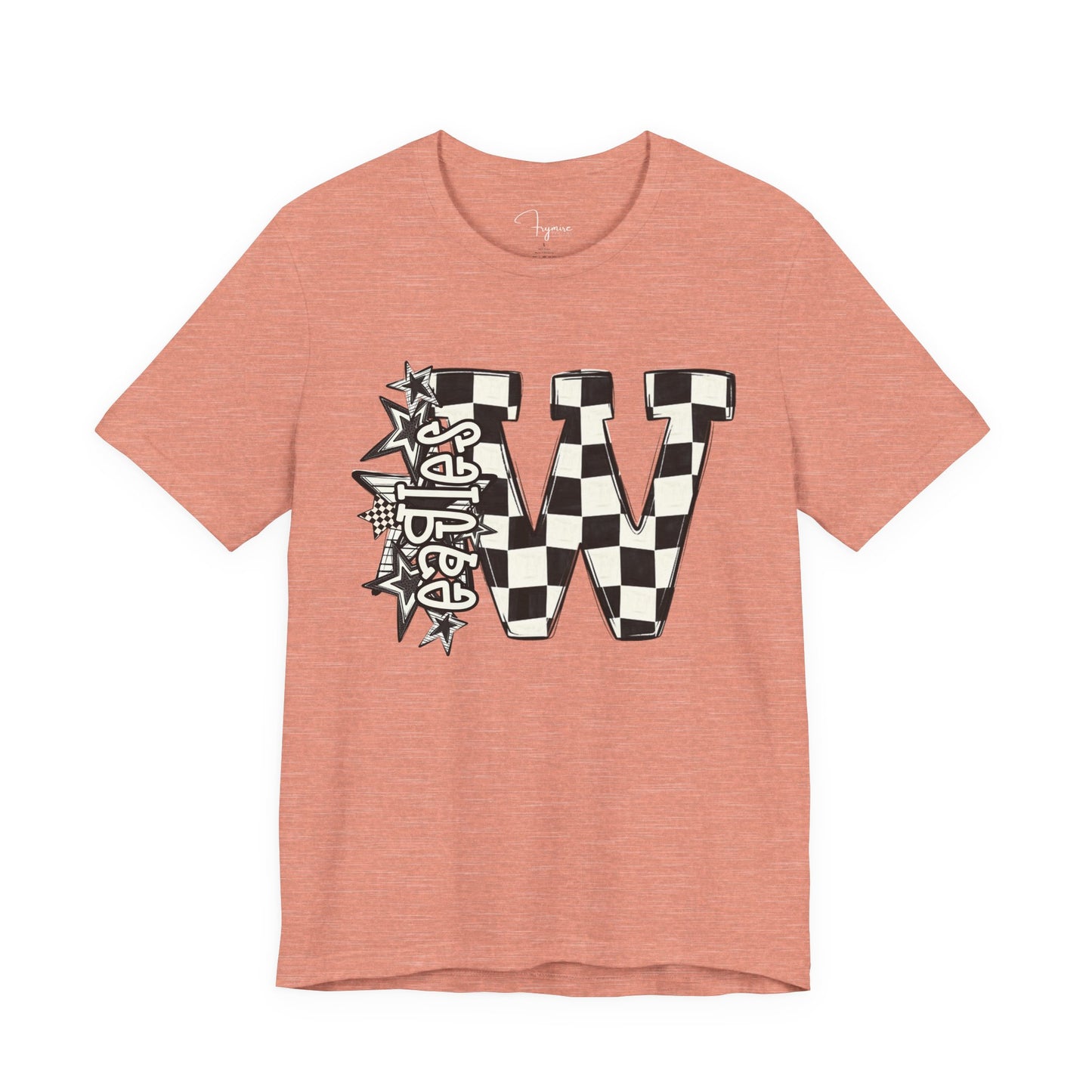 Checkered Weatherford Eagles Bella Canvas Tee