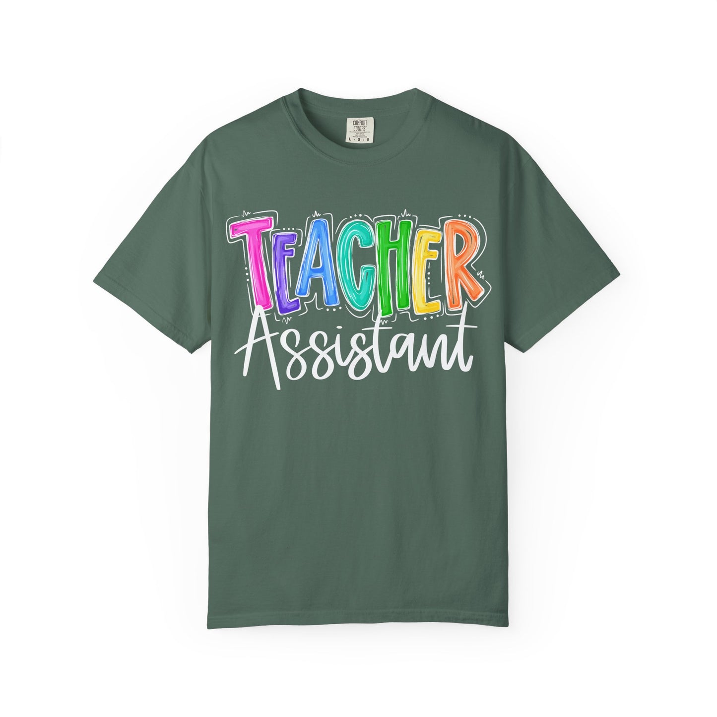 Teacher Assistant Comfort Colors Tee