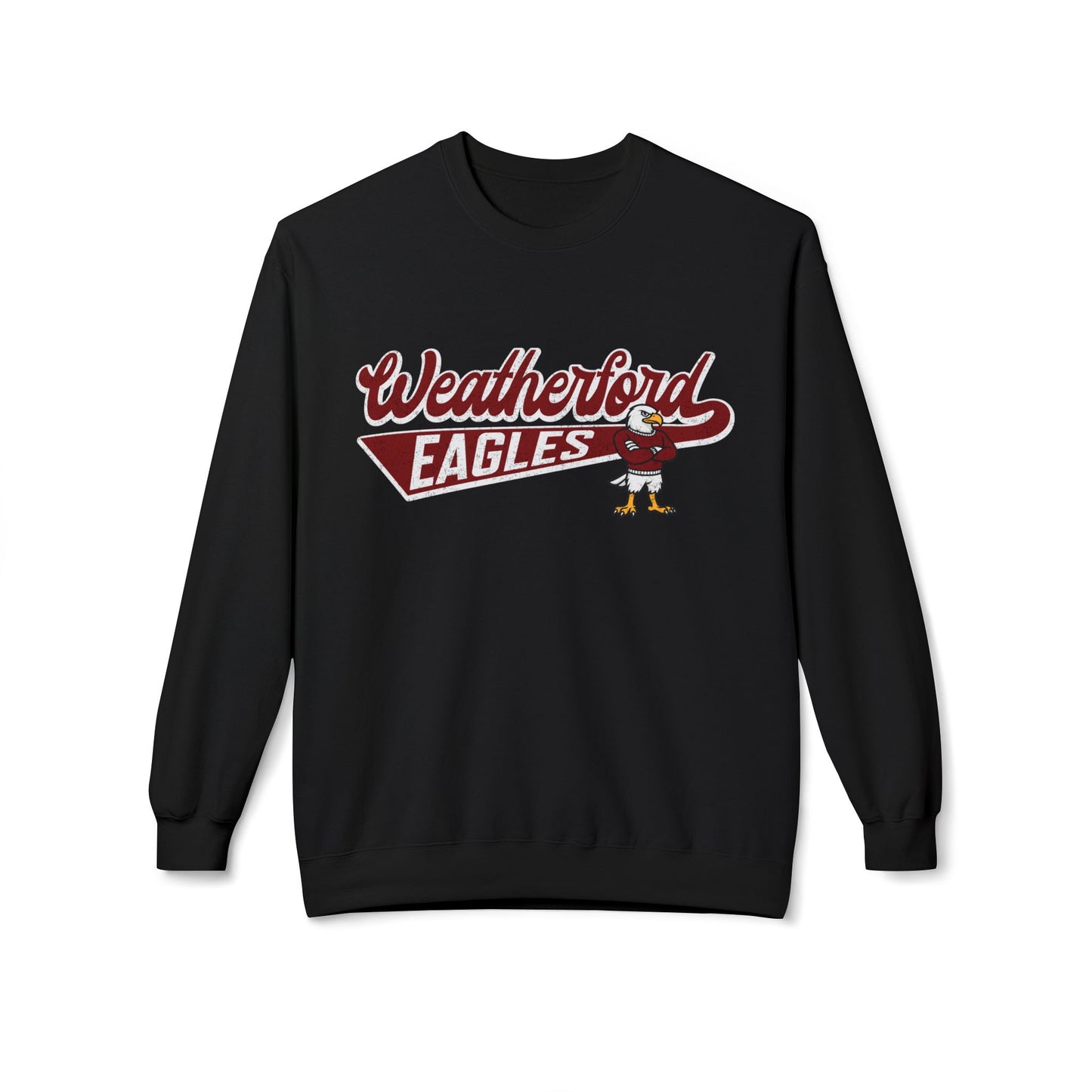 Weatherford Eagles Softstyle Fleece Crewneck Sweatshirt