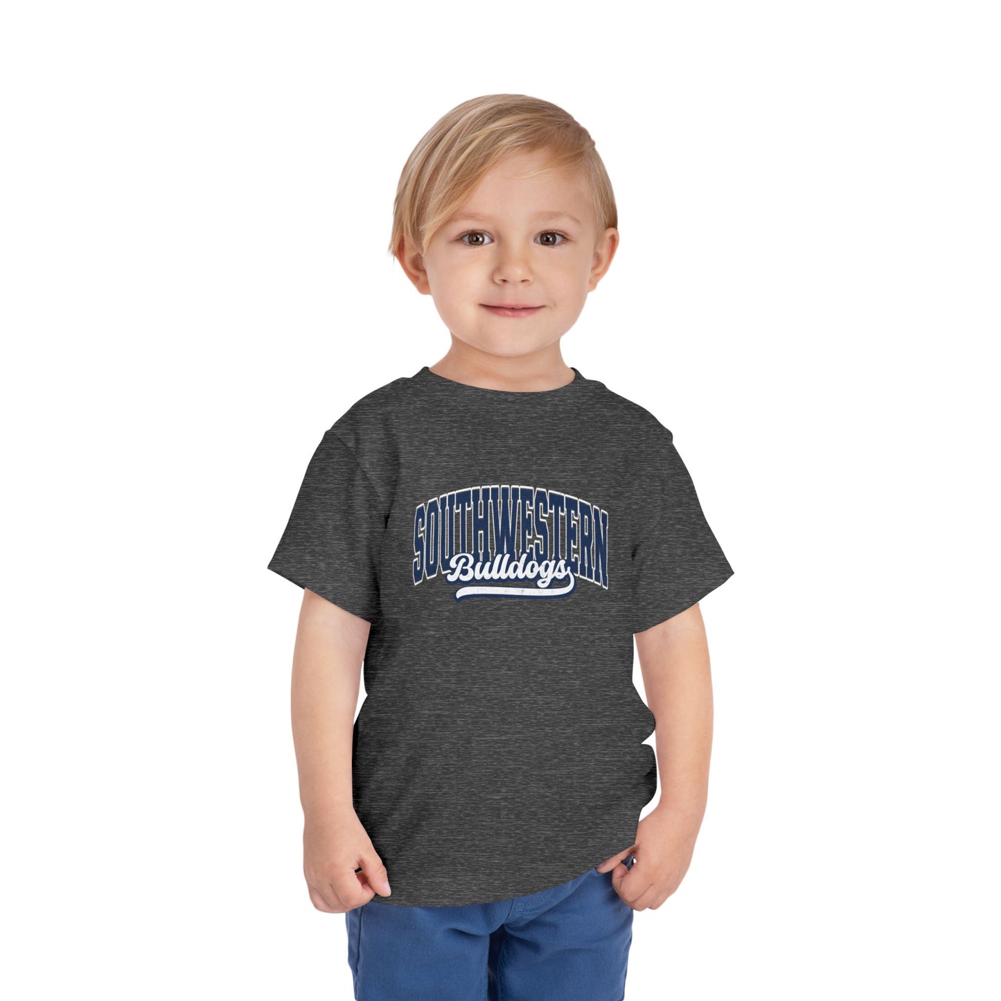 Retro Toddler Tee bulldogs