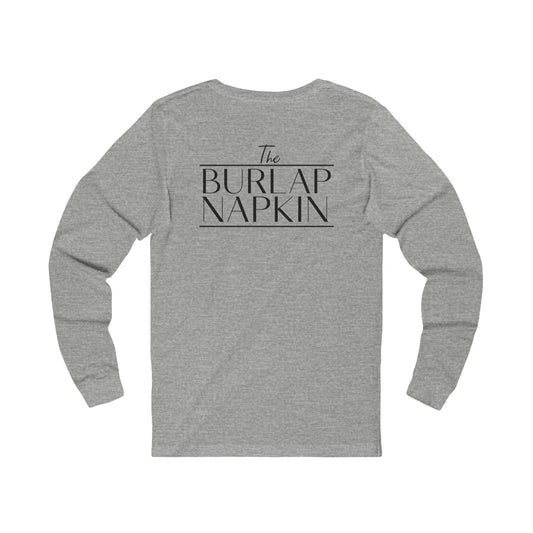 Unisex Jersey Long Sleeve Tee Back only TBN